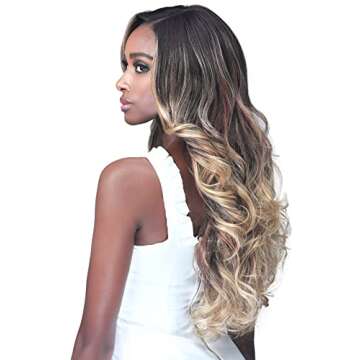 Bobbi Boss Synthetic Hair 13x4 HD Lace Wig - MLF254 JAEL, Stylish High Heat Safe Wig