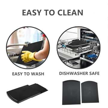 T-H-SEE Sliding Kitchen Coffee Maker Tray & Appliance Mat