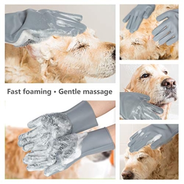 Pet Grooming Gloves for All Pets – Effortless Care Solution