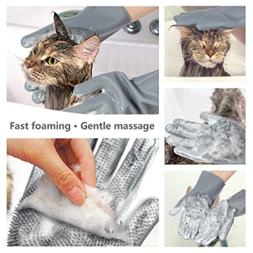 Pet Grooming Gloves for All Pets – Effortless Care Solution