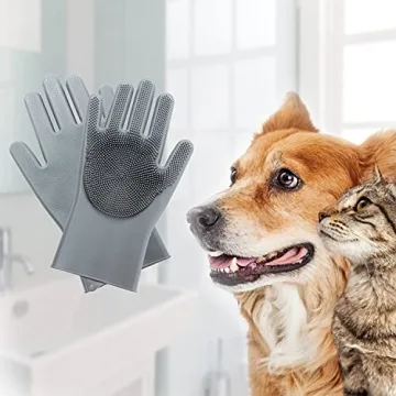 Pet Grooming Gloves for All Pets – Effortless Care Solution