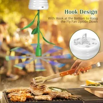 Outdoor Fly Fans for Tables - Portable & Stylish Solution