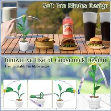 Outdoor Fly Fans for Tables - Portable & Stylish Solution