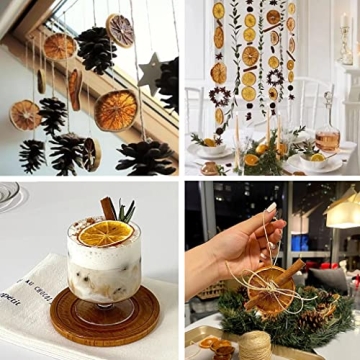 SXET Dried Orange Slices for Cocktail & Cake Garnish