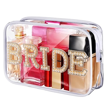 Elegant LEIFIDE Bride Makeup Bag - Perfect Bridal Gift