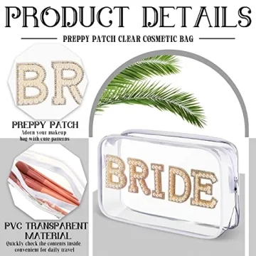 Elegant LEIFIDE Bride Makeup Bag - Perfect Bridal Gift