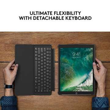 Logitech iPad Pro Keyboard Case with Detachable Backlit Keys