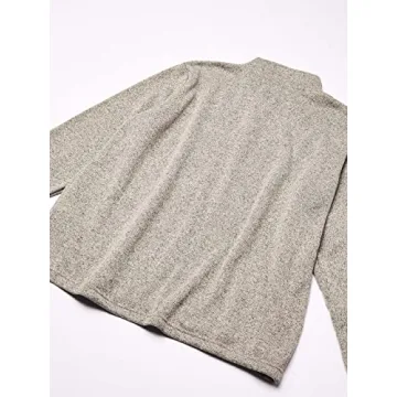 Men's Fleece Quarter-Zip in Light Heather Gray