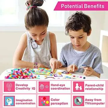 KitBeads 3800 pcs Handmade Polymer Clay Heishi Beads Vinyl Heishi Chip Disk Flat Round Loose Spacer Beads for Jewelry Making 4mm Rainbow Color