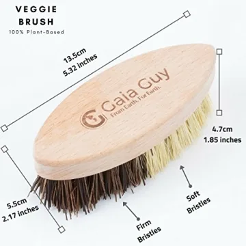Eco-Friendly Wood and Tampico Brush Set for Kitchen
