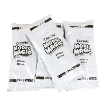 Crayola Model Magic White, Modeling Clay Alternative, Air Dry, Kids Arts & Crafts, Bulk Classroom Supplies, 2 lb. Bucket
