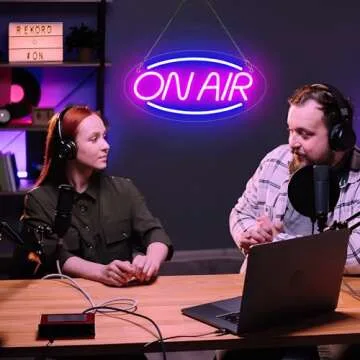 XIYUNTE ON AIR Neon Sign - Bright LED Light for Creators