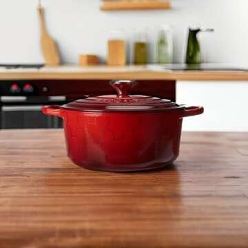 Le Creuset Mickey Mouse Dutch Oven | 4.5 QT Cerise Delight