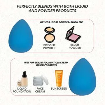 ForPro Premium 5-Piece Beauty Sponge Blender Set