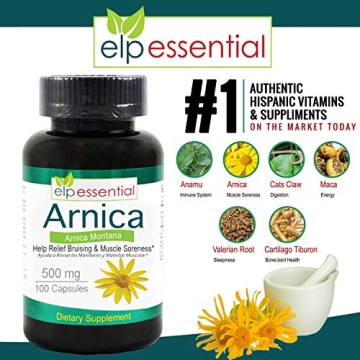 ELP ESSENTIAL Arnica Capsules for Bruising Relief