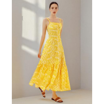 Jardinvue Stylish Midi Dress for Summer Parties
