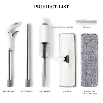 SetSail Spray Mops: Effortless Floor Cleaning with Replaceable Microfiber Pads