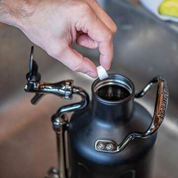 GrowlerWerks uKeg 64oz Stainless Steel Beer Growler