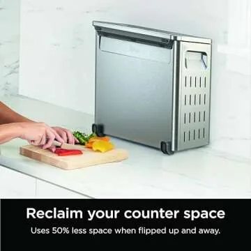 Ninja Flip Toaster Oven & Air Fryer, 8-in-1 Space Saver
