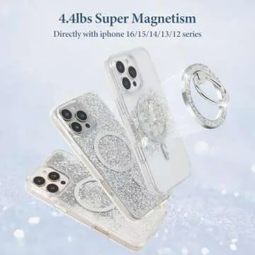 Stylish MENTINS Magnetic Phone Ring Holder for iPhone