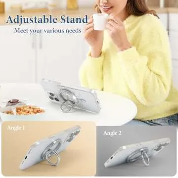 Stylish MENTINS Magnetic Phone Ring Holder for iPhone