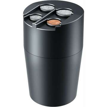 Large Capacity Car Coin Holder Organizer - Universal Accessory