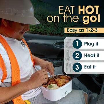 TRAVELISIMO Electric Lunch Box Heater for Work