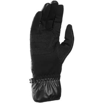Head Women's Waterproof Hybrid Gloves (Large, Black)