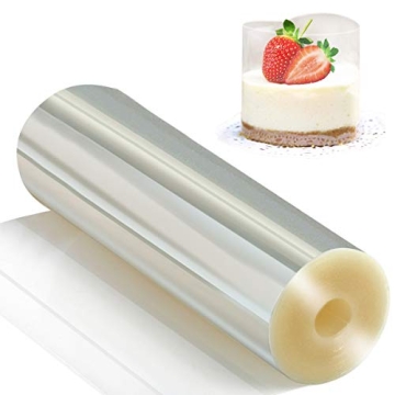 Picowe Cake Collars 6.3 x 394inch - Acetate Rolls for Cake Decorating and Desserts
