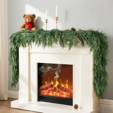 Nontoxic 12FT Norfolk Pine Christmas Garland