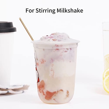 Gold Coffee & Tea Spoons - 4 PCS Elegant Set