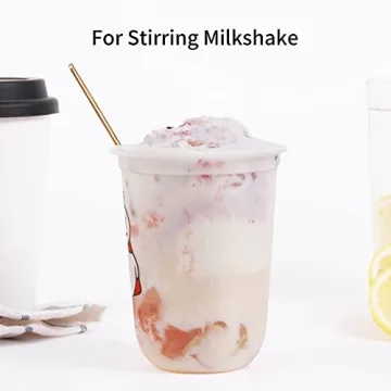 Gold Coffee & Tea Spoons - 4 PCS Elegant Set