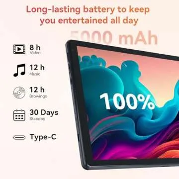 10.1" Android Tablet with Octa-core Processor and 10GB RAM
