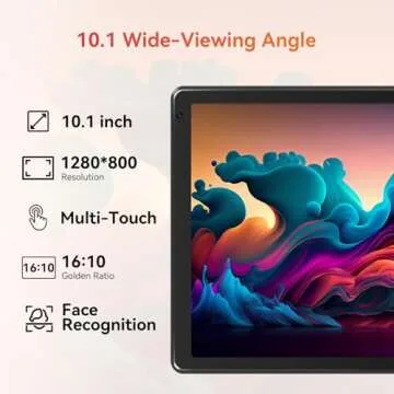 10.1" Android Tablet with Octa-core Processor and 10GB RAM
