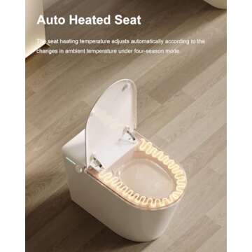 BATHKITY Smart Toilet with Heated Seat and Auto Flush
