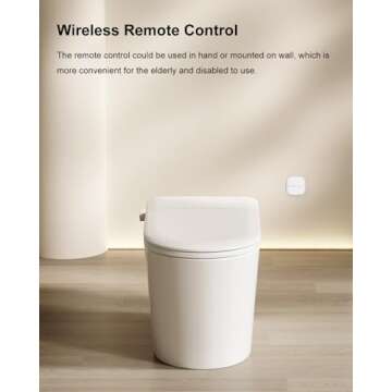 BATHKITY Smart Toilet with Heated Seat and Auto Flush