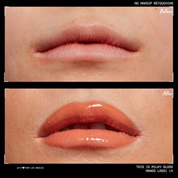 NYX Milky Gloss: 12 Hour Vegan Lip Gloss in Mango Lassi