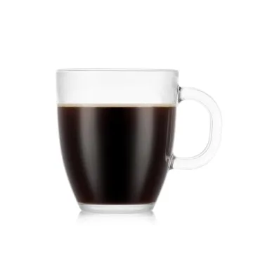 Bodum 12oz Bistro Glass Mugs - Perfect for Coffee Lovers