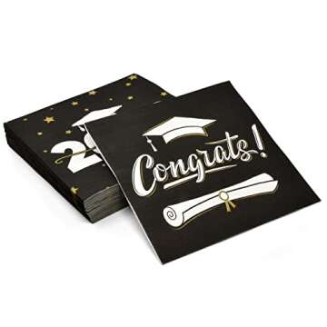 Celebrate Graduation with 100 Class of 2023 Napkins