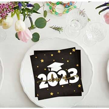 Celebrate Graduation with 100 Class of 2023 Napkins