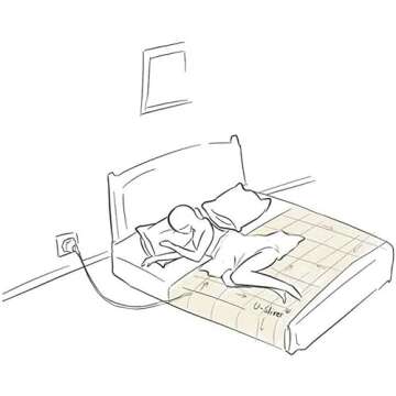 Grounding Sheet with Grounding Cord - Materials Organic Cotton and Silver Fiber Natural Wellness (27...