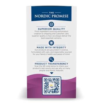 Nordic Naturals Postnatal Omega-3, Lemon - 60 Soft Gels - 1120 Total Omega-3 + 1000 IU Vitamin D3 - Formulated for New Moms; Supports Optimal Wellness, Positive Mood, Healthy Metabolism - 30 Servings