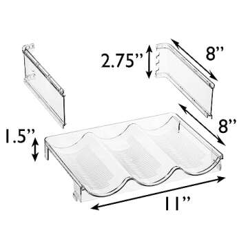 ClearSpace Water Bottle Organizer - Stackable Drink Holder