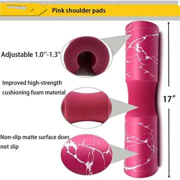 Pink Squat Pad for Women - Comfort & Stability