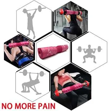 Pink Squat Pad for Women - Comfort & Stability