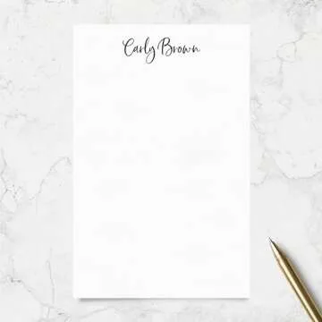 Stylish Personalized Notepad for Easy Note-Taking