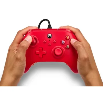 PowerA Xbox Wired Controller Red Enhanced Gameplay Comfort