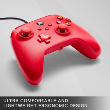 PowerA Xbox Wired Controller Red Enhanced Gameplay Comfort