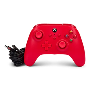 PowerA Xbox Wired Controller Red Enhanced Gameplay Comfort
