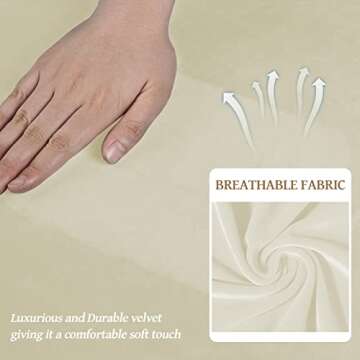 Luxurious WEERRW Velvet Sofa Covers for 3 Cushion Sofas